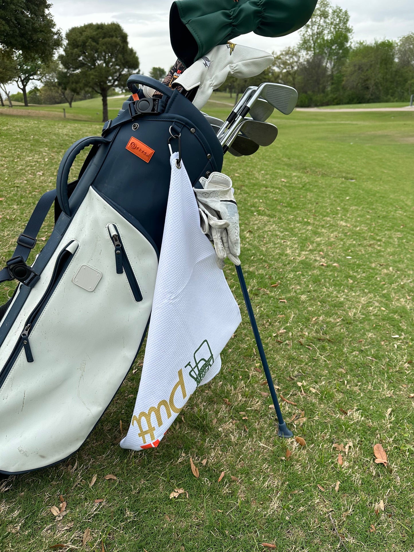 White Eco-Friendly Golf Towel