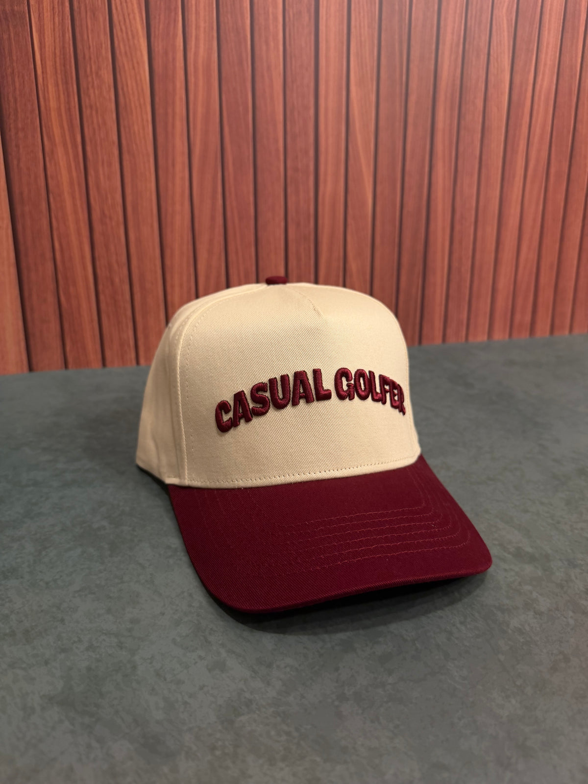Casual Golfer Maroon Hat