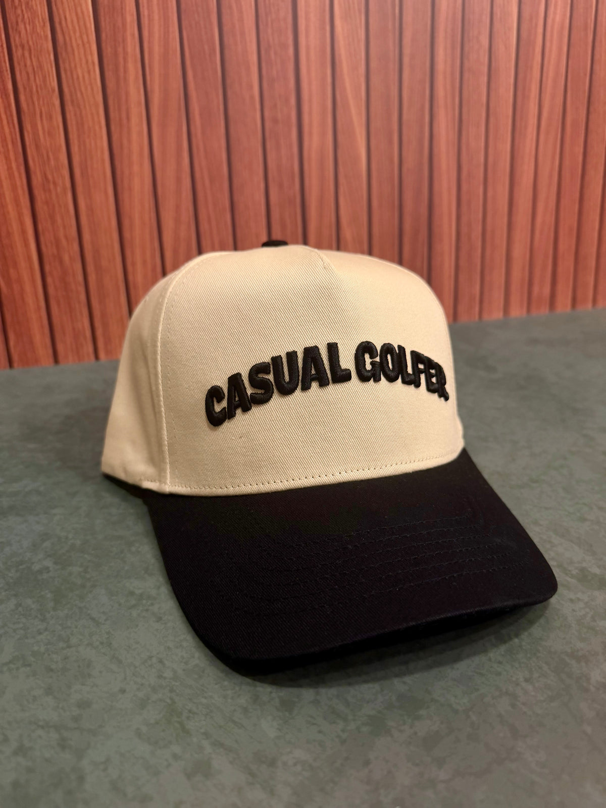Casual Golfer Black Hat