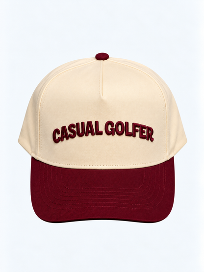 Casual Golfer Maroon Hat