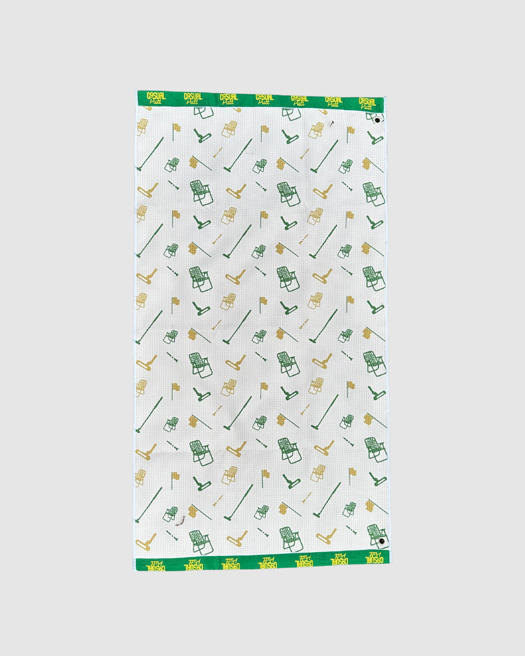 Green Pattern Eco-Friendly Golf Towel