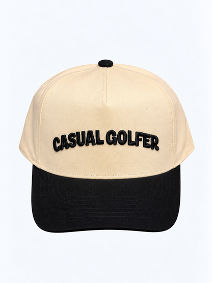Casual Golfer Black Hat